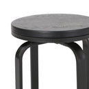 Modern Industrial Counter Stool Set With Swivel Function