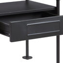 Nicipolis - Nightstand - Glass & Sandy Gray - Atlantic Fine Furniture Inc