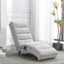 Massage Chaise Lounge Indoor With Remote Control, Ergonomic Electric Massage Lounger