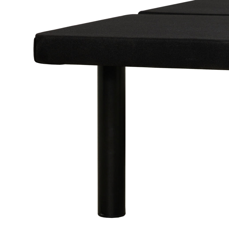 Queen Size Platform Bed Frame, Bedroom Furniture Metal Bed Foundation Base - Black