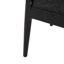 Mid Century Modern Dining Chair Set With Upholstered Seating