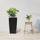 Large Self Watering Flower Pot With Drainage Holes & Inner Tray