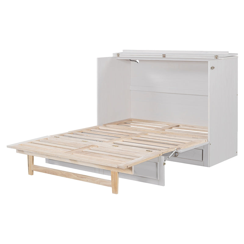 Murphy Bed With Large Drawers And Stylish Design