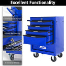 Rolling Metal Tool Chest With Drawers, Steel Storage Cabinet With Ball Bearing Slides