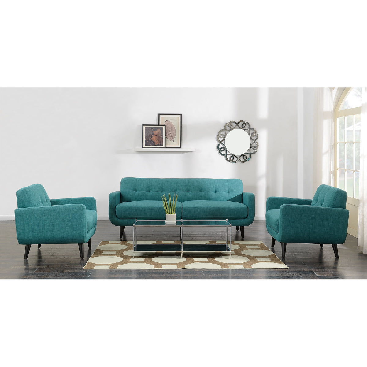 Haley teal sofa hotsell