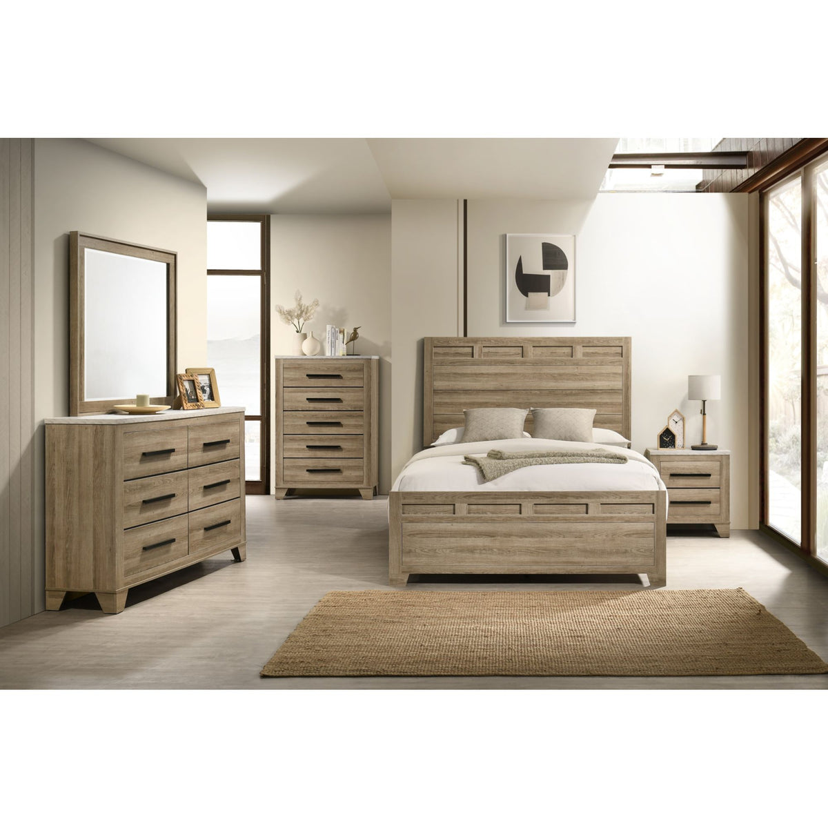 Caro Nightstand in Natural by Elements International, view 2