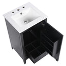 Modern Bathroom Vanity With Sink, Functional Drawer, Soft- Closing Door