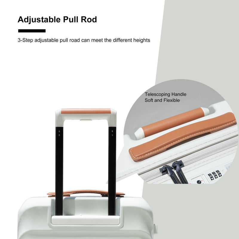 28" Luggage Lightweight Suitcase Tsa Lock USB Port Luggage Wheel