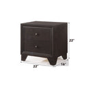 Madison - Nightstand - Espresso - Atlantic Fine Furniture Inc