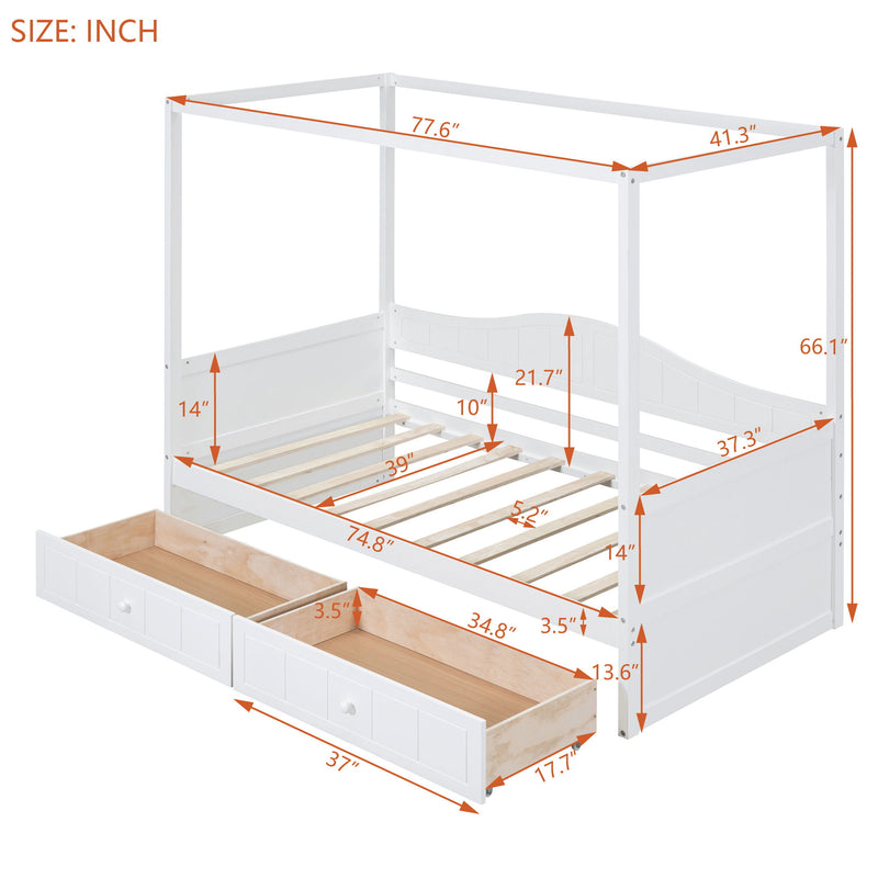 Modern Canopy Day Bed