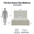 Lucas - Tall Headboard Upholstered Bed