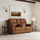 Henry - Power Reclining Loveseat With Console & Power Headrests & Lumbar
