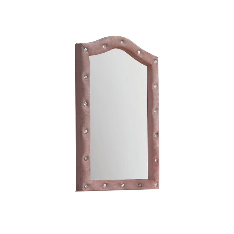 Reggie - Mirror - Pink Fabric - Atlantic Fine Furniture Inc