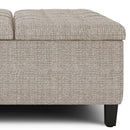 Harrison - Upholstered Coffee Table Storage Ottoman