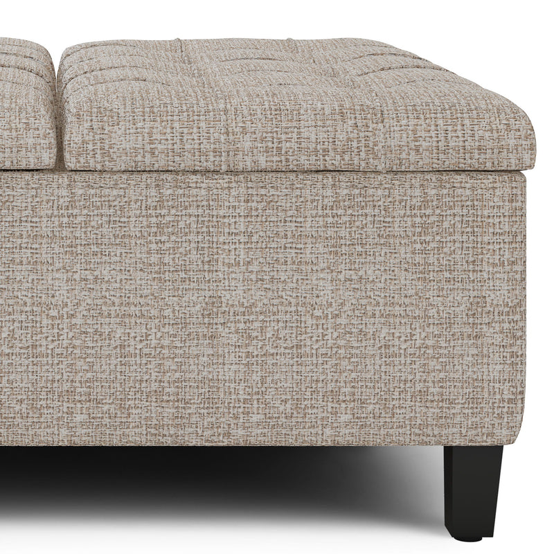 Harrison - Upholstered Coffee Table Storage Ottoman