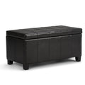 Dover - Upholstered Storage Ottoman Bench