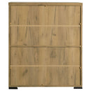 Bristol - 6-Shelf Engineered Wood Shoe Cabinet - Golden Oak