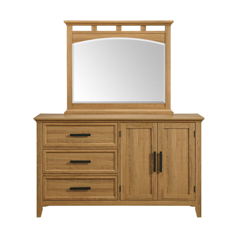 Matias - Bedroom Set With Queen/Full Headboard, Dresser, Mirror & Nightstand
