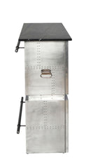 Brancaster - Bar Table With Marble Top - Marble Top & Aluminum