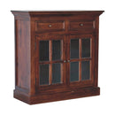 Glazed Cabinet - Cherry