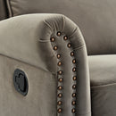 360 Degrees Swivel Recliner Manual Rocking Recliner Home With Adjustable Backrest