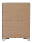 Sleek Contemporary Storage Chest - White