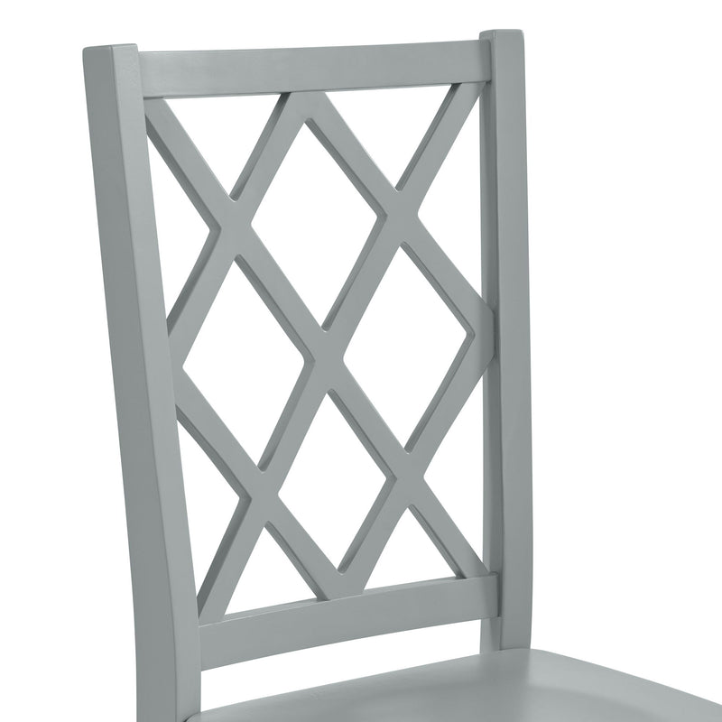 Kona - Lattice Back Counter Side Chair (Set of 2)