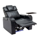 Power Recliner Theater Chair With Cooling Cup Holder, Bluetooth Speaker, LED Lights, USB Ports