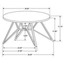 Hadi - Round Smarttop Coffee Table Set