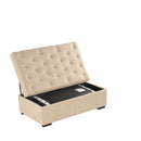 Convertible Folding Sofa Bed Ottoman With Memory Mattress And Tufted Design