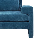 Chenille Upholstered Accent Chair With Wide Armrests And Ergonomic Back Support