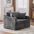 Accent Chair With 2 Bolster Pillows