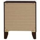 Welsley - 2-Drawer Nightstand Bedside Table - Walnut