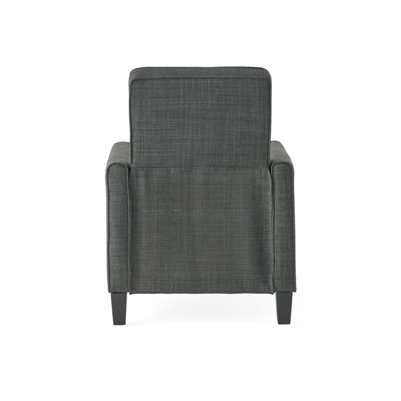 Linen Push Back Chair For Elegant Home