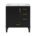 Traditional Bathroom Vanity Set With Soft Close Doors
