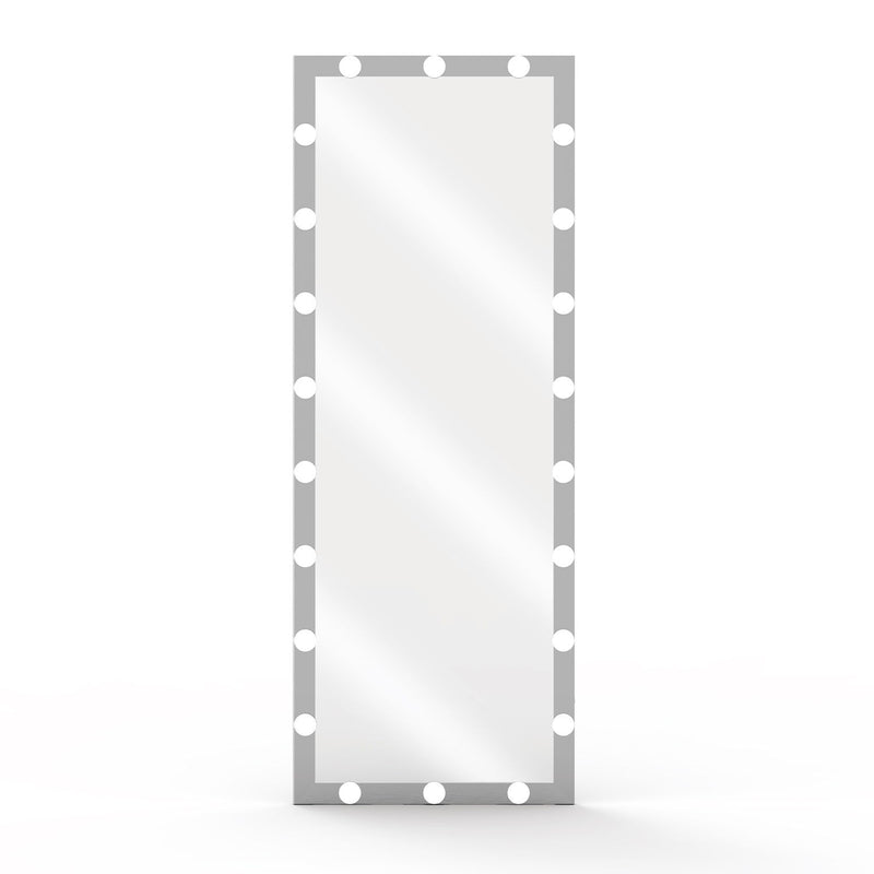 Full Length Mirror With Lights Full Body Vanity Mirror With 3 Color Modes Lighted Standing Floor Mirror For Dressing Room Bedroom Wall Mounted Touch Control