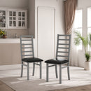 Metal Dining Chairs With Steel Legg, High Back Armless Design