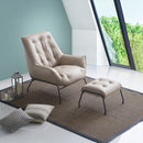 Zusa - Accent Chair & Ottoman