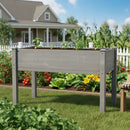 Raised Garden Bed With Legs, Elevated Planter Box For Outdoor Plants