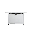 Rectangular Fire Pit With Frame Elegant Design