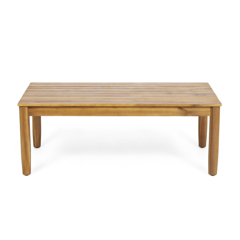 Outdoor Seating Set With Coffee Table And Loveseat - Teak
