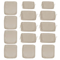 14 Pack Cushion Covers For 7 Piece Wicker Rattan Sectional Sofa