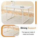 Industrial Rectangular Dining Table For 4 - 6 People