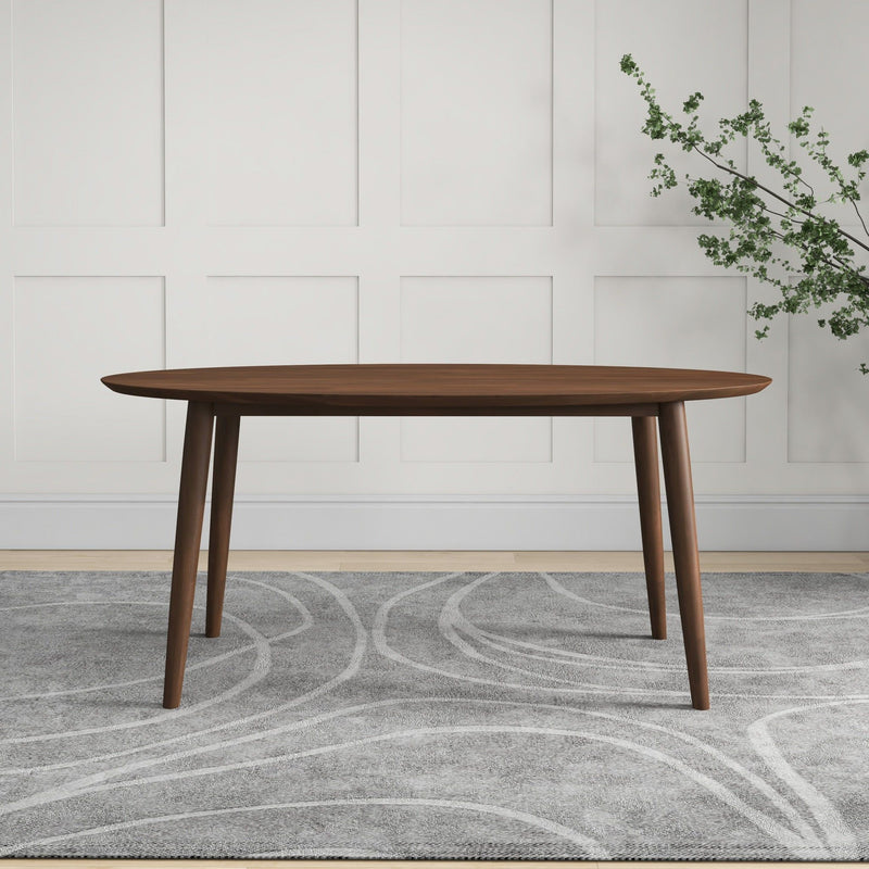 Ada - Mid-Century Modern Style Oval Dining Table