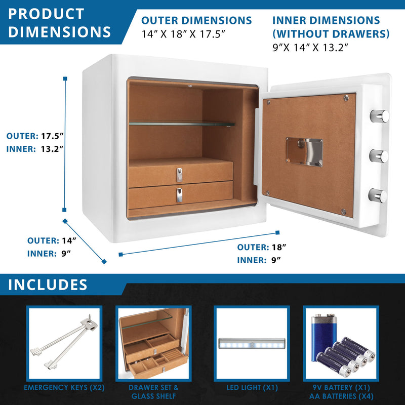 Durable Construction Jewelry Safe