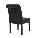 Broxton - Tuft Dining Rolltop Chairs With Button Tufted Backrest (Set of 2)