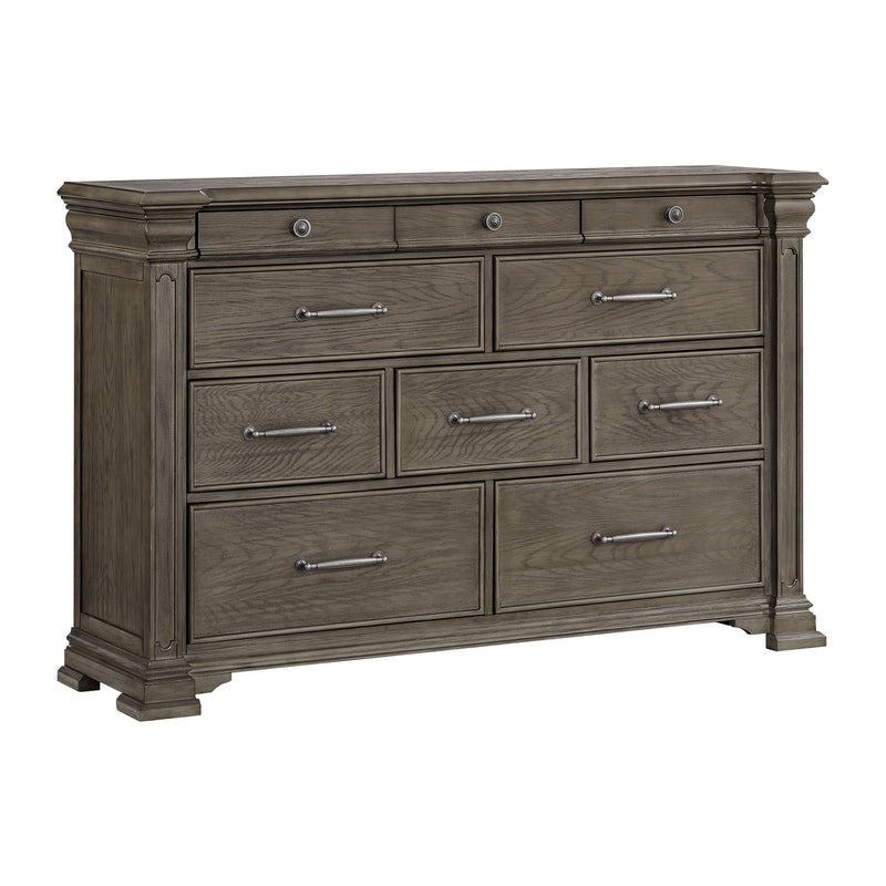 Kings Court - 10 - Drawer Dresser - Gray