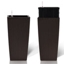 Indoor Outdoor Planter With Automatic Watering System (Set of 2)