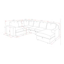 Melody - Sectional Sofa With Cushioning