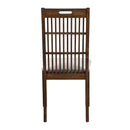 2 Pieces Set Dining Side Chair Rustic Modern Farmhouse Design Retro Design Easy To Assembly - Antique Dark Oak